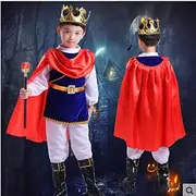 Snow White and the Seven Dwarfs Prince Charming Cosplay Costume Outfits Boys Movie Cosplay Cosplay Halloween Red Top Pants Belt Halloween Carnival Masquerade P