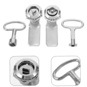 2 Sets Metal Drawer Locks with Keys Cabinet Door Lock Cabinet Locks RV Locks