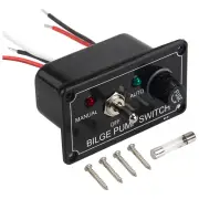 12V DC ON-OFF-ON Bilge Pump Switch Panel For Cars/Yachts/Beach bikes Acccessory