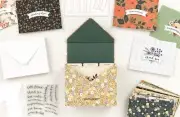 CTMH VIP CARD KIT With Storage Box, Greeting Stamps Makes 15 Cards New