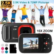 16x Zoom Digital Camera for Travel HD 1080P 72MP 2.4 Inch Mini Digital Camera