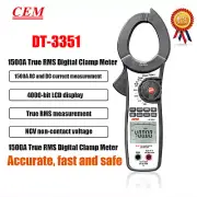 CEM DT-3351 1500A AC/DC True RMS Clamp Meters with Inrush Current Function