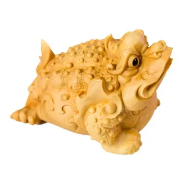 黄楊細密彫刻　親子三脚蝦蟇財神 Amazon.co.jp: 黄楊細密彫刻 親子三脚蝦蟇財神 : ホーム＆キッチン