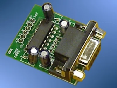 RS232 Breadboard Adapter with MAX232 (PCB Only)