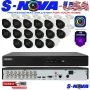 HIKVISION CCTV SECURITY KIT HD 4/8/16 Channel + 1080P BULLET CAMERAS OPTIONAL