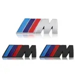 BMW 寶馬 M 標誌標誌 POWER SPORT E90 M3 M5 M7 汽車前格柵標誌配件原車材料的 3D 金屬汽