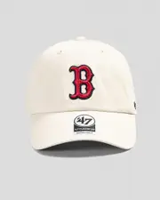 [Forty Seven] Forty Seven Women's Boston Red Sox Cap in Bone One Size Bone