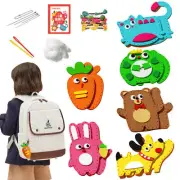 Sewing & Craft Kit Cute Animals DIY Educational Sewing Set Mini Doll For Kids