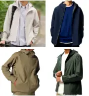 UNIQLO Block Tech Parka/3D Cut Windproof Waterproof Breathable 5 Colors Men