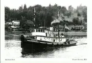 *WA. Postcard-"The Arthur Foss Tugboat" -Also Active/ *Puget Sound- {C21}-