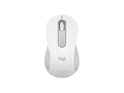 Logitech Signature M650 Mouse - Optical - Wireless - Bluetooth - Raw White - USB