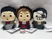 [Set of 3] SEGA Cooro Plush Toy Ryu ga gotoku Yakuza Kiryu Majima Kasuga 2025