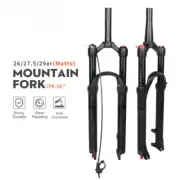 26/27.5/ 29" MTB Bicycle Air Suspension Fork Disc Brake Quick Release Bike Fork