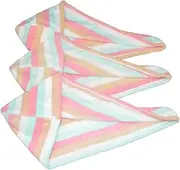 HOPESHINE Hair Drying Towel Twist Women's Soft Shower Microfiber Towels for Hair Turban Wrap Fast Drying Ultra Absorbent Cap Great Women (Rainbow 3-Pack)