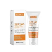 Sunscreen Spf 100, Face Sunscreen, Waterproof Spf 100 Moisturiser Non-Greasy Sunscreen Lotion for Face Body, UVB/UVA Protection Sun Cream Spf 100, ...