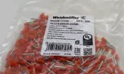 *New in Bag of 500* Wire End Ferrules Orange AWG20 9025870000 Weidmuller H0,5/16