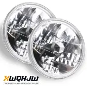 2x 7" Inch Round LED Headlights HI-LO Beam DRL For Plymouth Barracuda Duster 340 (for: Suzuki)