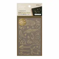 在飛比找蝦皮購物優惠-現貨 日本製 Midori 金箔 燙金 轉印貼紙 筆記本 裝