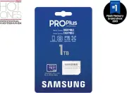 Samsung 1TB Pro Plus MicroSDXC Memory Card and Adapter Up to 180 MB/s
