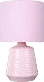 Hyde Touch Table Lamp, Bedside Lamp in Bright Pink Colour, 35Cm Height, E27 Lamp