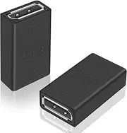 Displayport Coupler, Displayport Female to Female Adapter Coupler, 8K@60HZ Displayport Female Adapter Support Displayport 1.4 for Notebook Computer (2 Pack)