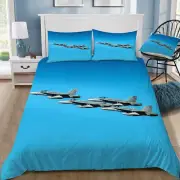 RAAF FA-18`s in Flight 3, Doona / Duvet Cover and 2 Pillow Slips