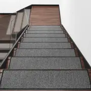 Stair Treads for Wooden Steps Non-Slip Carpet, 4 PCS Polyester Indoor Stair Mats