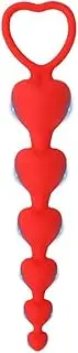 Anal Plug Sex Toys Vibrator Soft Heart-shaped Anal Bead Silicagel Butt Plug Anal Ball Sex Toy For Woman Men Prostate Anus Vagina