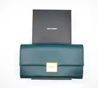 NEW 980 YVES SAINT LAURENT Small Leather Good YSL SMLG Wallet Flap French Bag