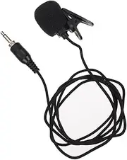 MINAOLULUS Clip Lavalier Mic for Smartphones Tablets Computers Threaded Lavalier Microphone for High Fidelity Audio Recording Durable Portable Design for Versatile Use