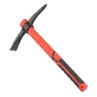 15 Inch Pick Mattock Hoe Forged Weeding Garden Pick Axe with Fiberglass Handl