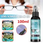 100ml Lens Scratch Removal Spray Eyeglass Windshield Glass Repair Liquid ClearCF
