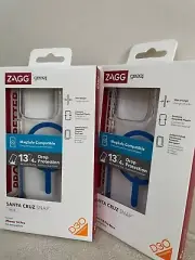 Case for iPhone 14 Pro / Max 13FT Drop Protection ZAGG GEAR4 Clear / Blue