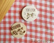 You Look Great Stamp Embosser Cookie Cutter Pastry Fondant Dough Biscuit