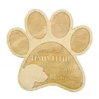Irish Wolfhound plywood coaster Art-Dog