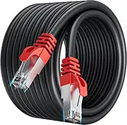 MEIPEK Cat 7 Ethernet Cable 50ft, SFTP Cat7 Shielded Patch Cables 24AWG, High Speed Internet Network Cable 10Gbps 600Mhz, Cat 7 RJ45 LAN Cable 50 ft for Router Modem Gaming