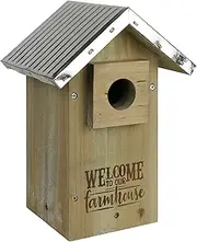 Nature's Way Bird Products 066572 Galvanized Weathered Cedar Bluebird House