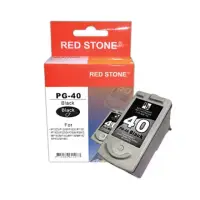 在飛比找momo購物網優惠-【RED STONE】CANON PG-40墨水匣(黑色)