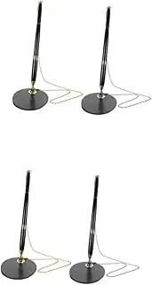 STOBOK 4 Sets Luxury Signature Pen Chain Wedding Guestbook Pen Office Desk Accessory