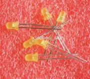 1000PCS 3mm Yellow Super Bright Diffused LED Light Lamps Emitting Diode Lamps BE