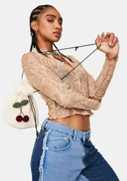 Tasty Treat Sherpa Bucket Bag