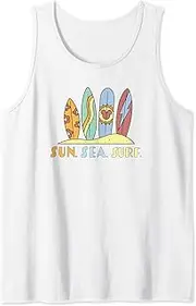 [Disney] Mickey and Friends Sun Sea Surf Boards Tank Top