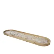 J.Elliot Home Maya 60x16cm Long Serving Tray Food Platter Mango Wood Natural