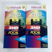 Maxwell Color 2HD Diskettes Floppy Disks 10 Pack New And 3 Opened Boxes