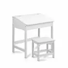 Kids Table and Chairs Set Children Drawing Writing Desk Storage Toys Play