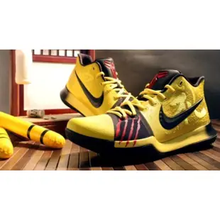 缺貨 2017 九月 Nike Kyrie 3 ‘Bruce Lee’ 籃球鞋 黃 李小龍 AJ1692-700 暫售