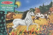 Melissa & Doug 100pc Jigsaw Puzzle Horses In The Meadow NEW UNOPENED!