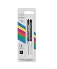 Parker Economy Refills Black Fine Pack Of 2 #2166541 New In Pack