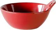 Hinata T-932216 Tonsui with Handle, Red, 4.9 x 5.5 x 2.8 inches (12.5 x 14 x 7 cm), Microwave and Dishwasher Safe