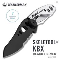 Leatherman SKELETOOL KBX 黑銀款半齒半刃折刀